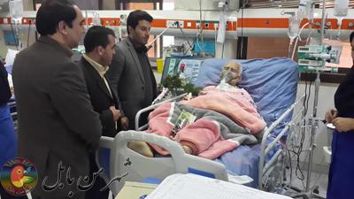  گزارش تصویری دیدار اعضای شورای اسلامی شهروشهرداربا بیماران بیمارستان روحانی بابل 